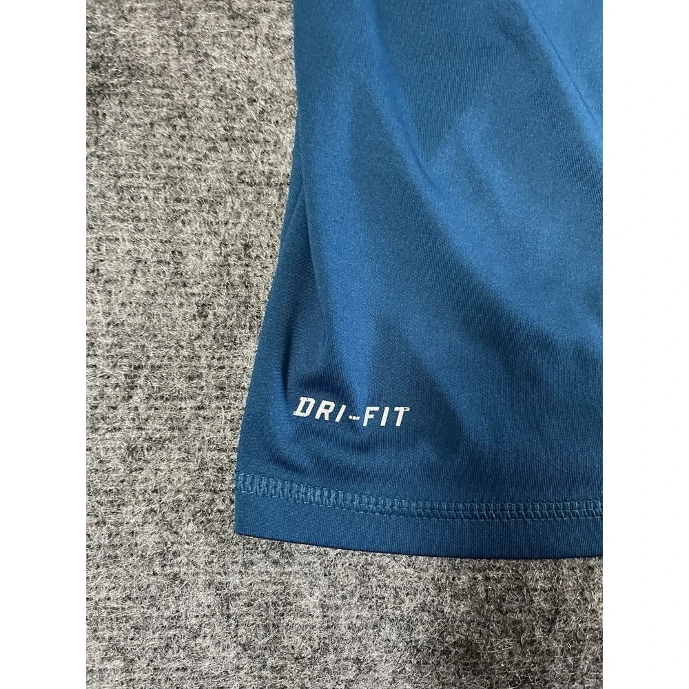Nike Shirt Mens XLBlue Performance Drifit Swim‎ Tee Athletic Swimming A14*